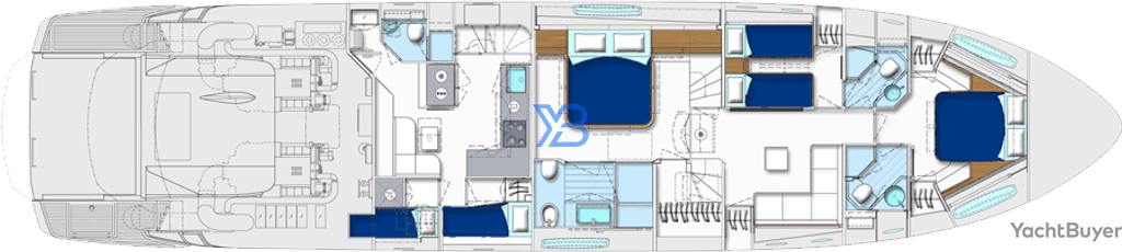 Lower Deck Pershing 82