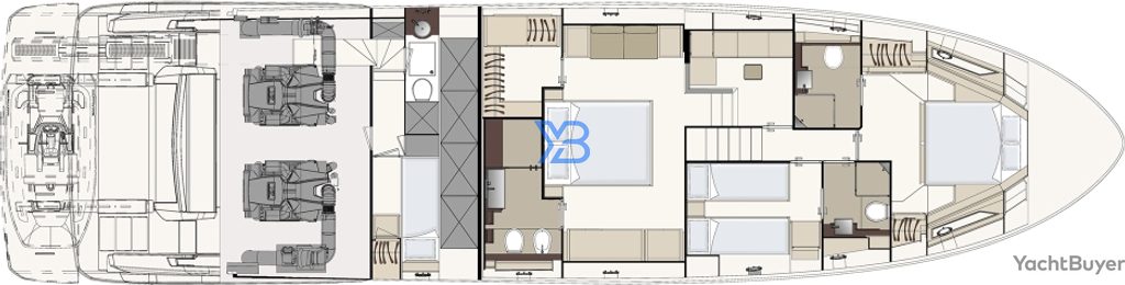 Lower Deck Ferretti 670