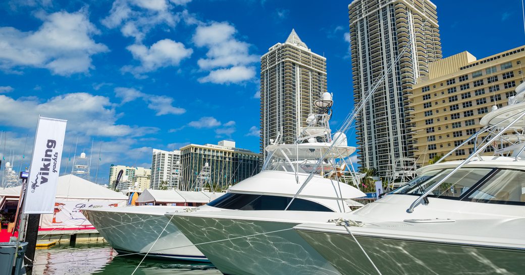 yachts for sale at Discover Miami International Boat Show 2024