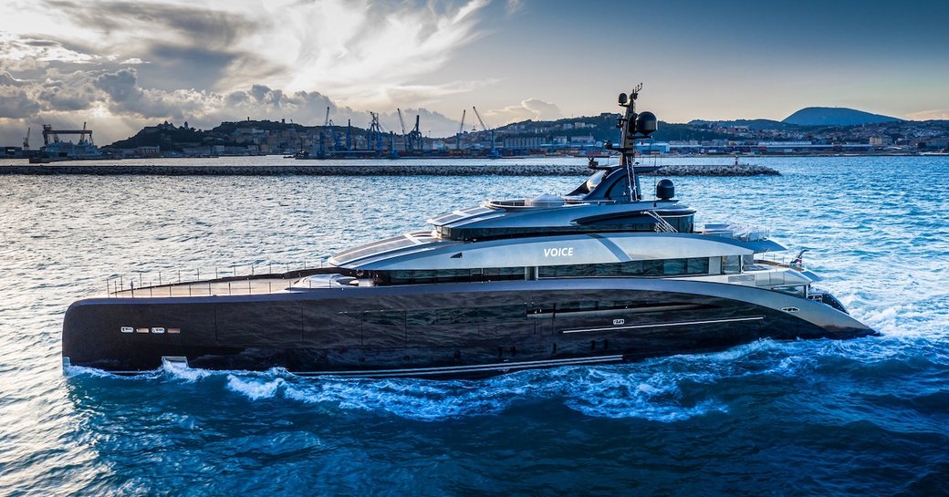 VOICE won the award for Best Exterior Design in yachts between 50 and 82m