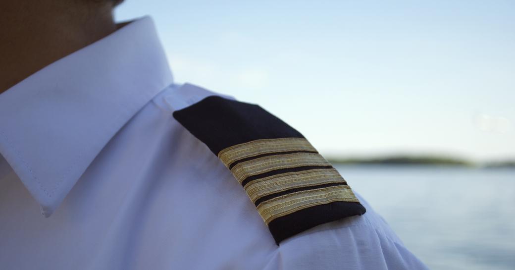 Closeup Of Captain's Epaulettes