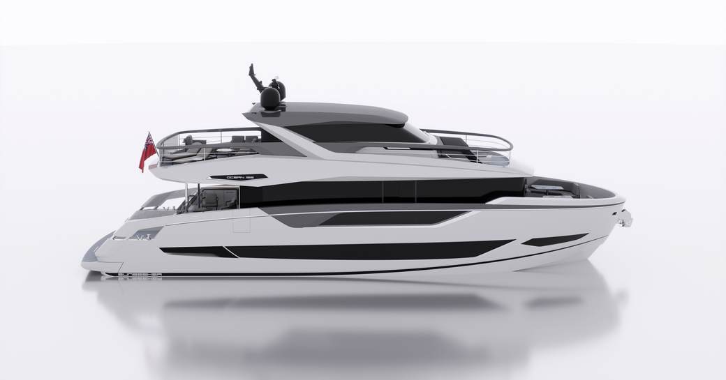 CGI impression of the Sunseeker Ocean 156