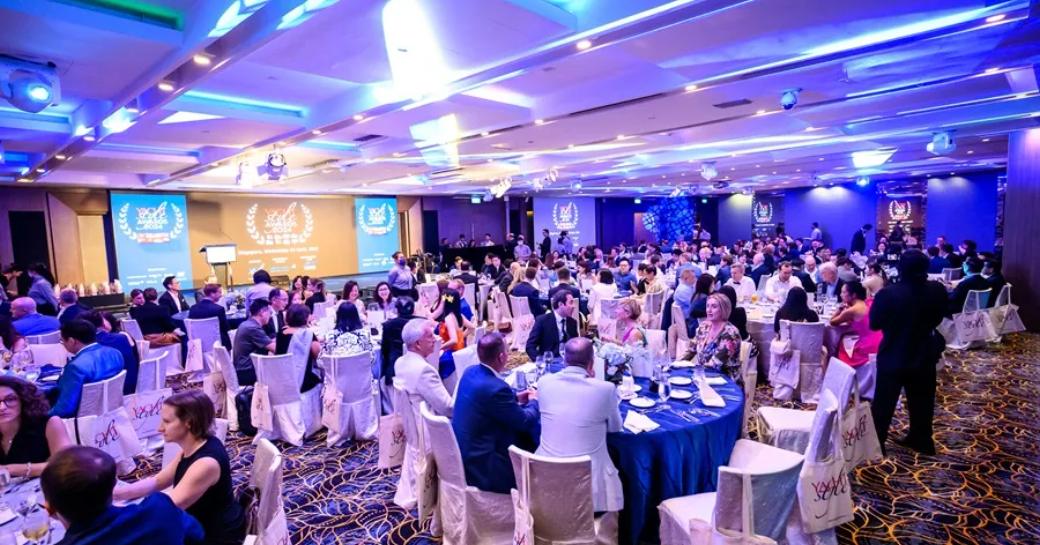 Overview of the Constellation Ballroom during the Yacht Style Awards