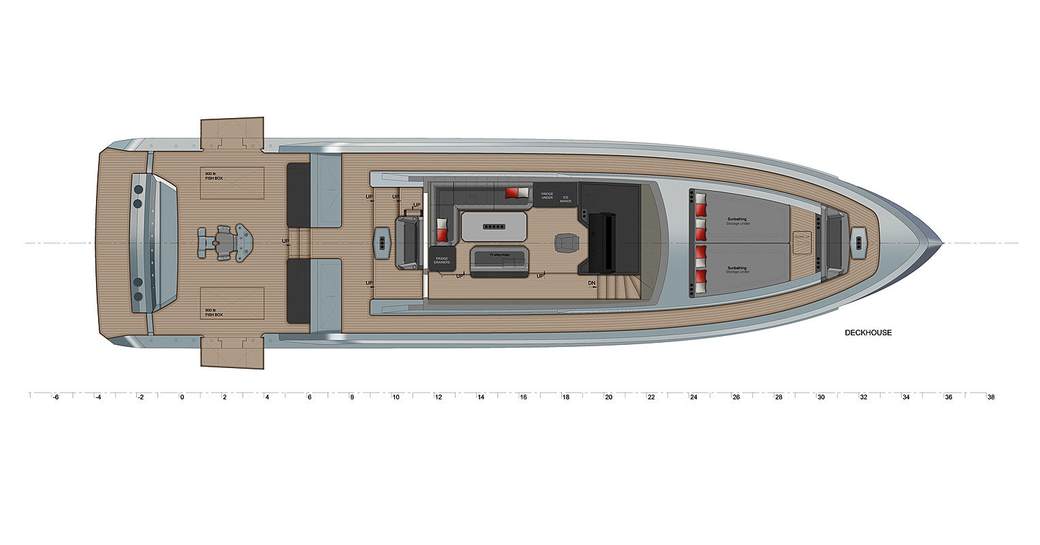 Rendering of Vanquish Yachts VQ80 SportFish