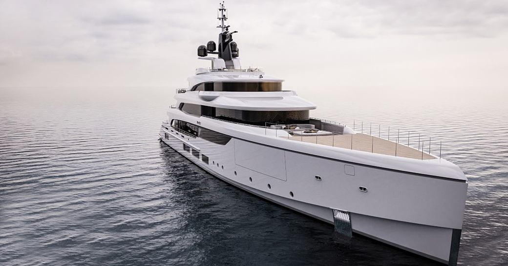 Superyacht TRIUMPH on water