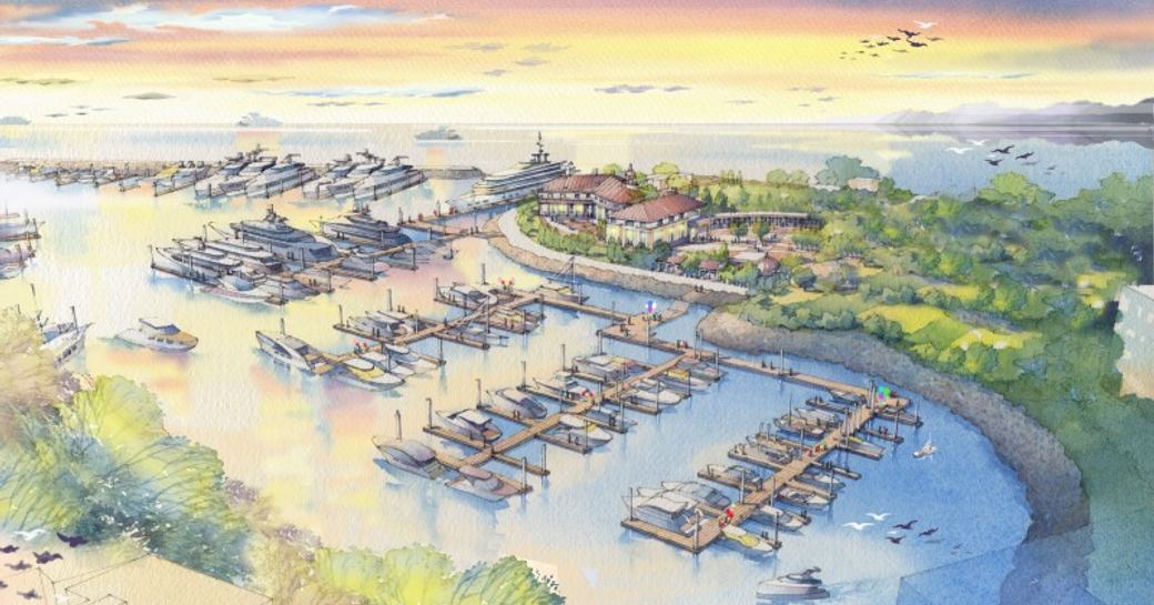 Artist impression of Lantau Yacht Club