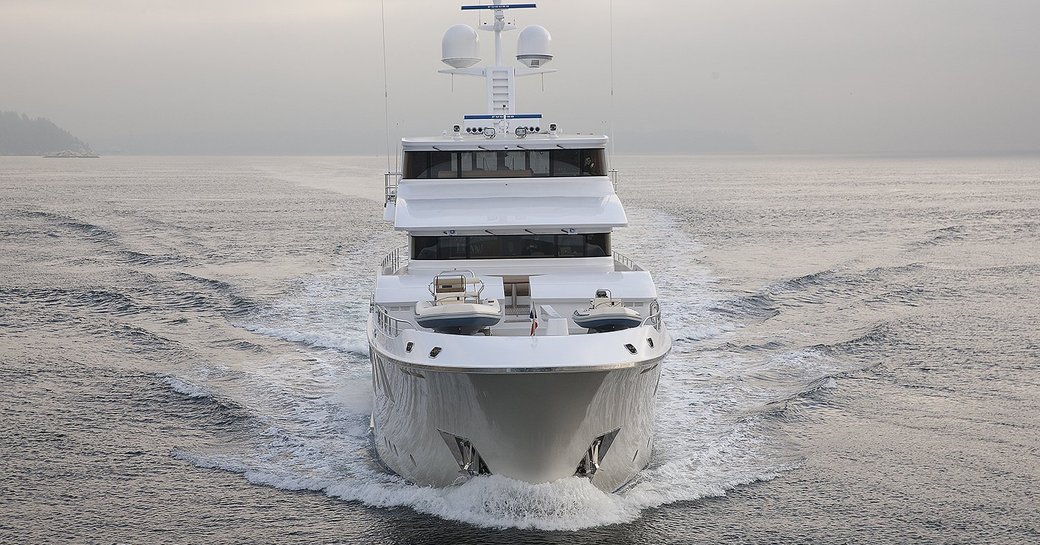 displacement hull ocean going Nordhavn 120 Yacht