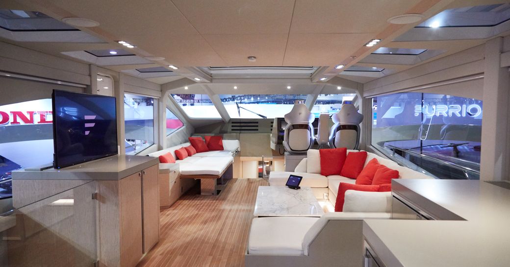 The interior of Numarine superyacht ADONIS