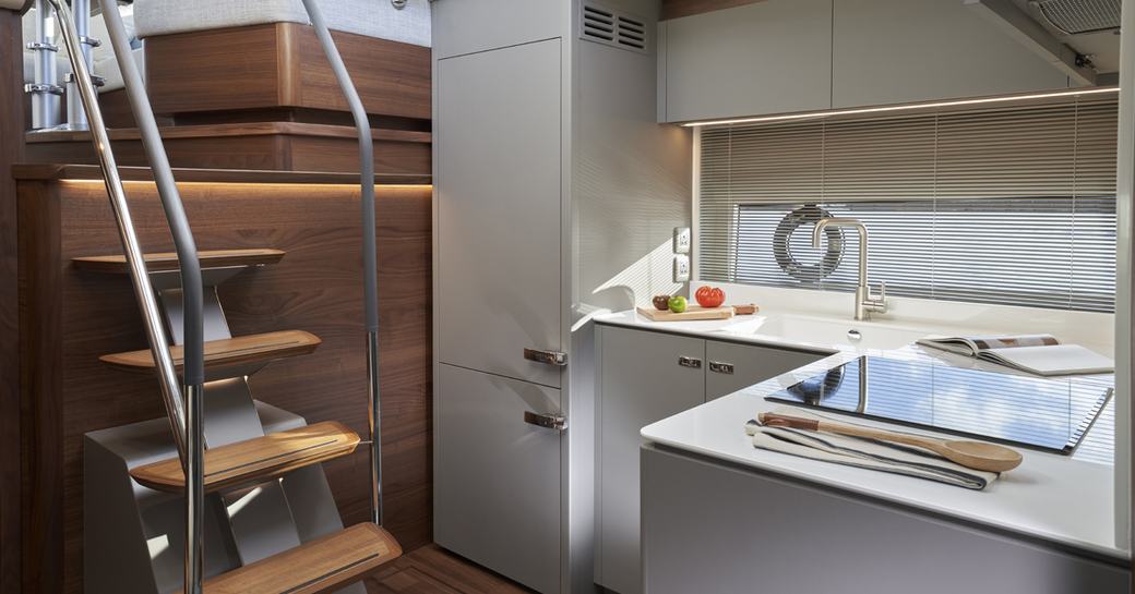 princess V50 galley