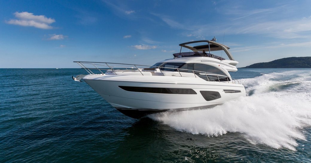 Princess F62 flybridge yacht