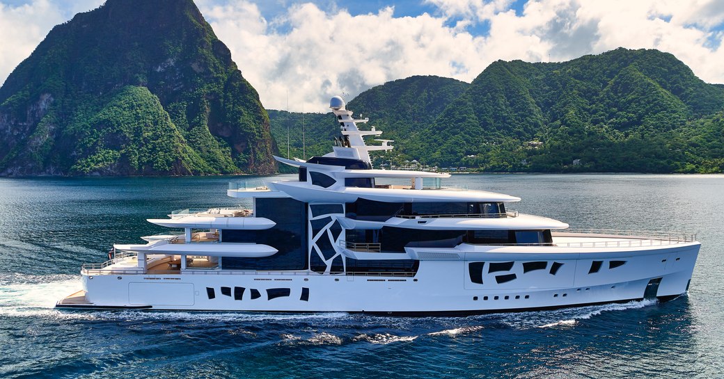 Superyacht ARTEFACT on water