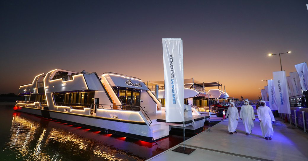 yachts and events at Abu Dhabi boat show