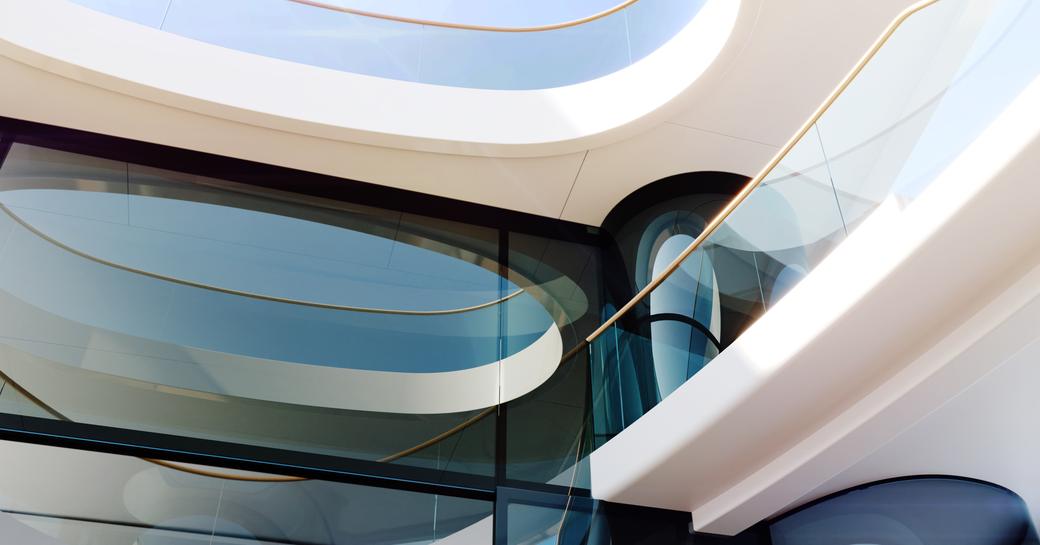 Interior of Feadship concept PURE