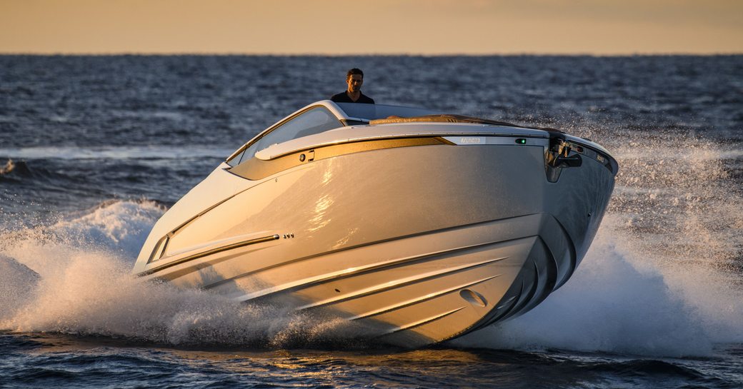 Fairline F//Line 33 Yacht running shot