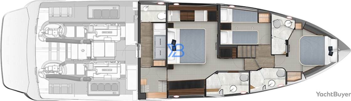 Lower Deck Riviera 58 Sports Motor Yacht