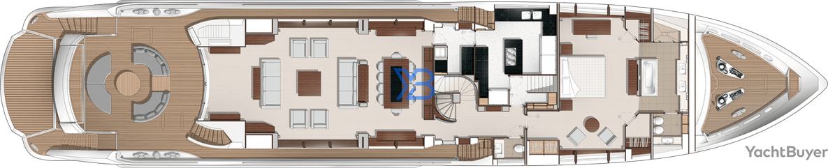 Main Deck Sunseeker 131 Yacht