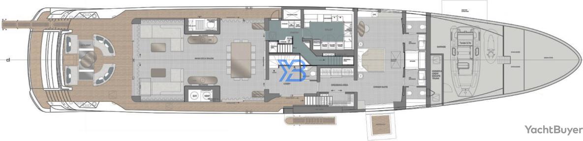 Main Deck Mangusta Oceano 44