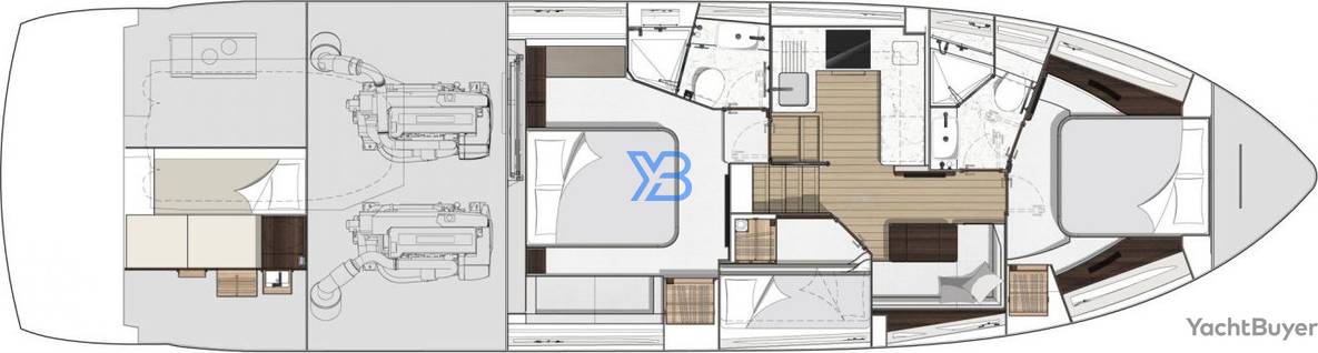 Lower Deck Sunseeker Predator 60 Evo