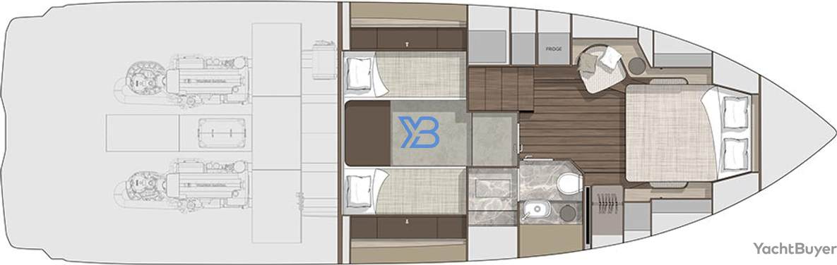 Lower Deck Cranchi A46 Luxury Tender