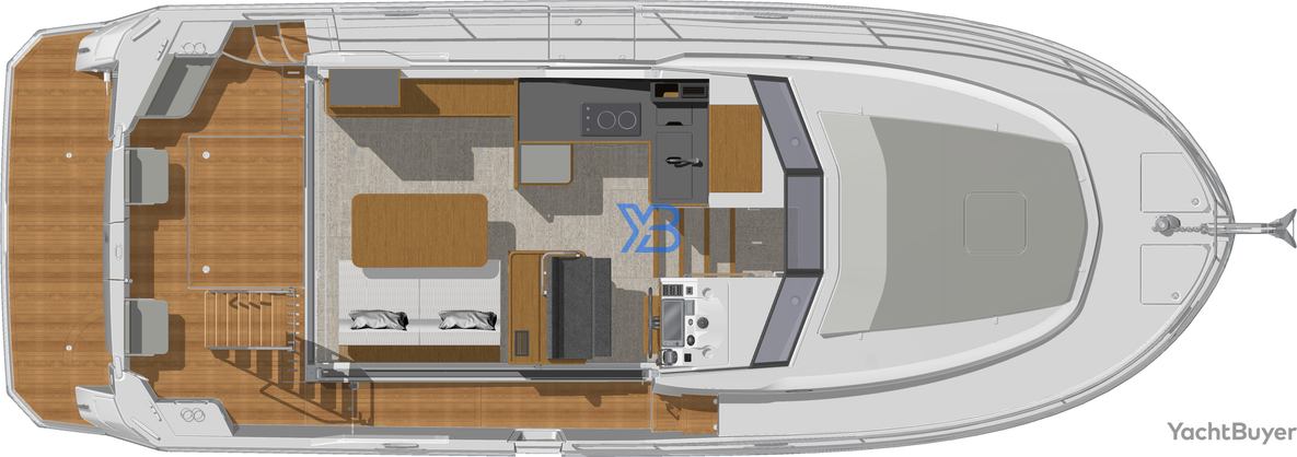 Main Deck Beneteau Swift Trawler 35