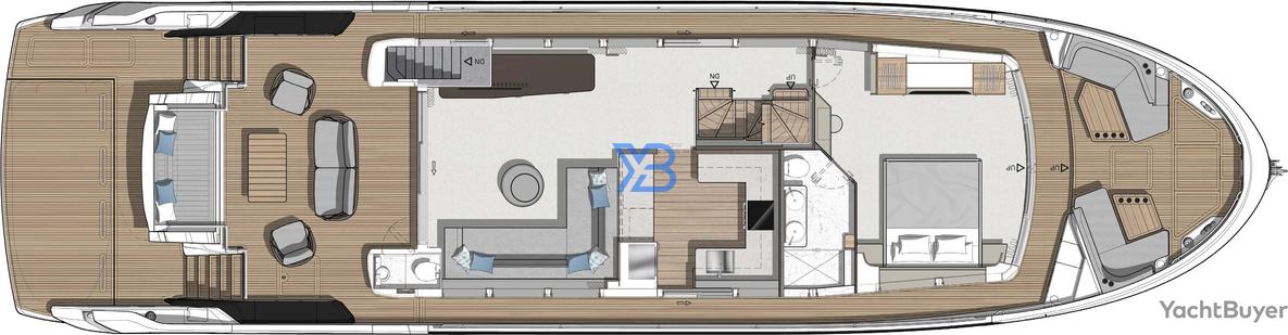 Main Deck Sunseeker Ocean 156