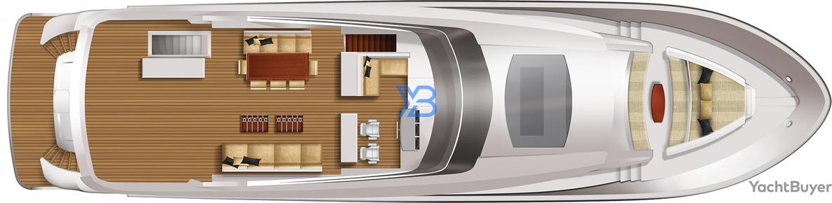 Flybridge Hatteras M90 Panacera