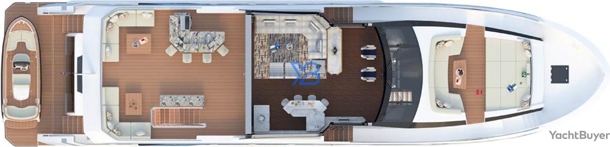 Sky(deck) Lounge Ocean Alexander 90R Enclosed