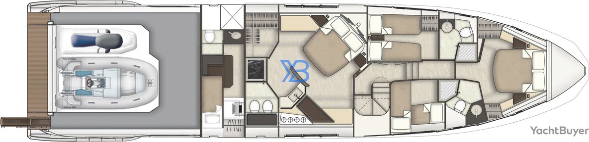 Lower Deck Azimut S7