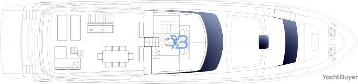 Wheelhouse Deck Sanlorenzo SL90 Asymmetric