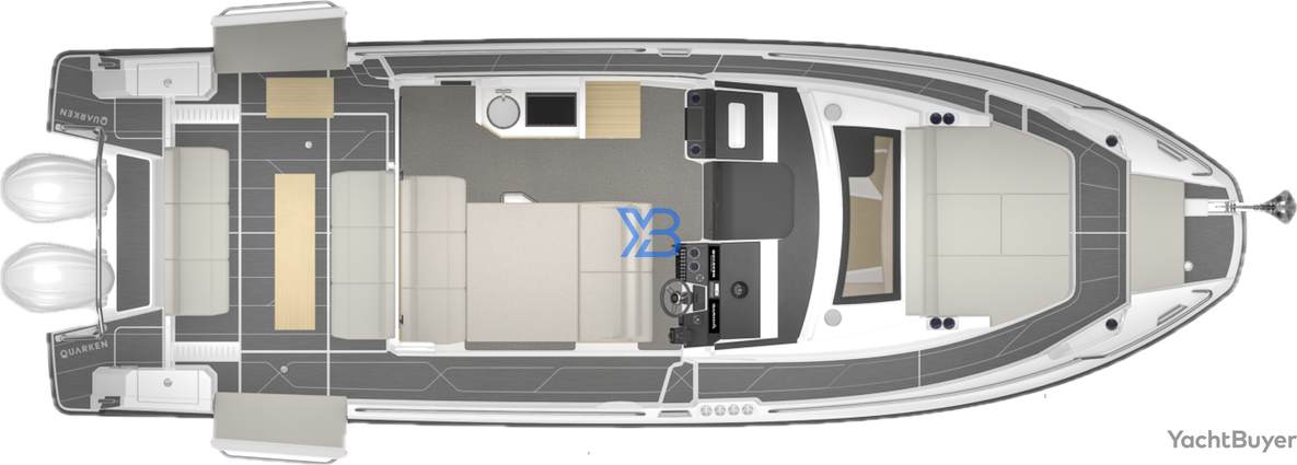 Main Deck Quarken 35 Cabin Tourer