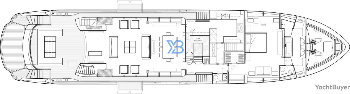 Main Deck Sunseeker Predator 115