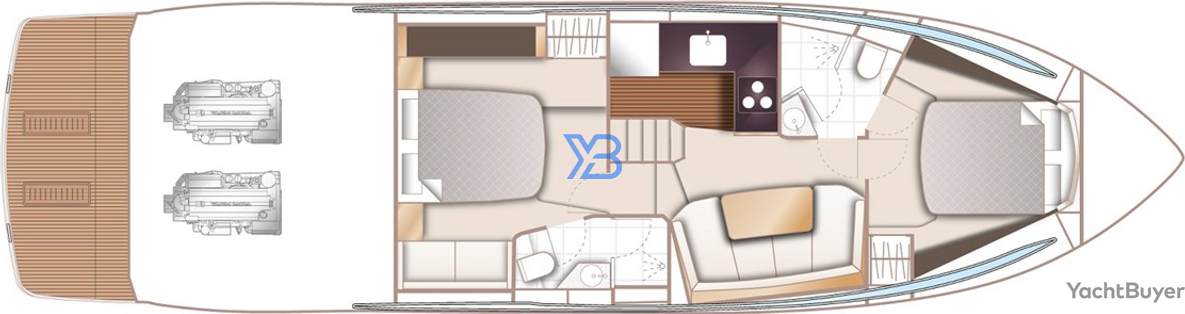 Lower Deck Princess V50 Open