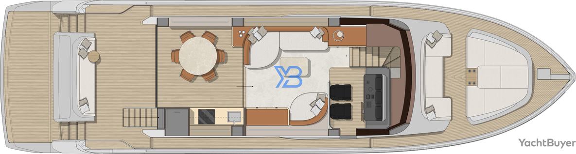 Main Deck Cranchi Sessantadue 62