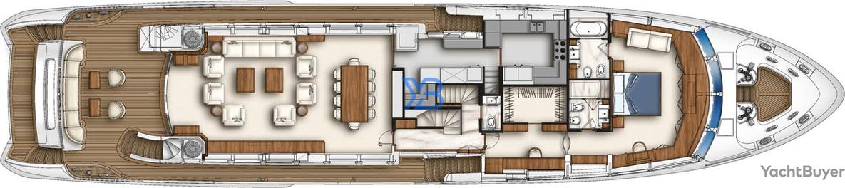 Main Deck Benetti Classic 121'