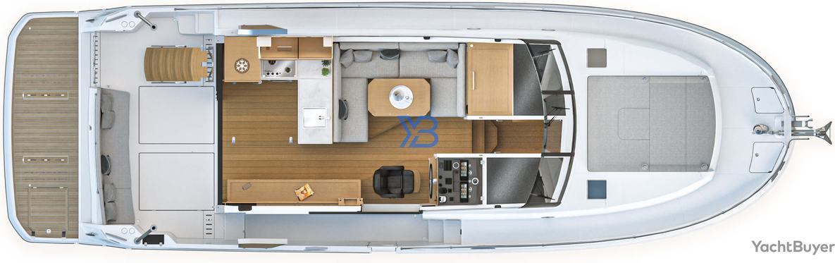 Main Deck Swift Trawler 48