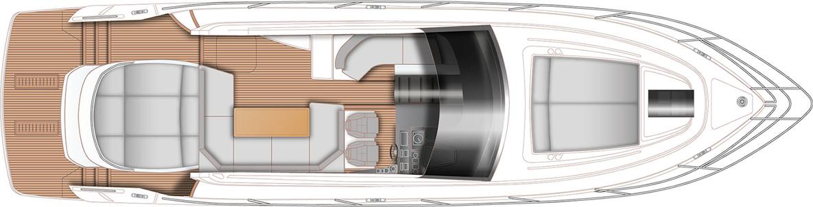 Main Deck Princess V48 Open