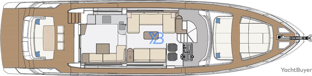 Main Deck Azimut Fly 68