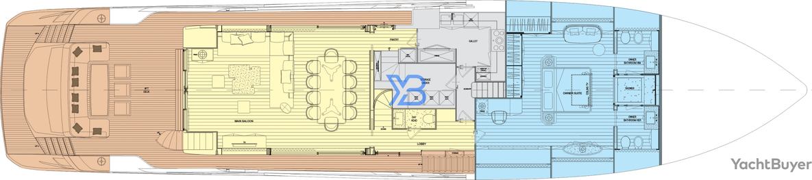 Main Deck Mangusta GranSport 33