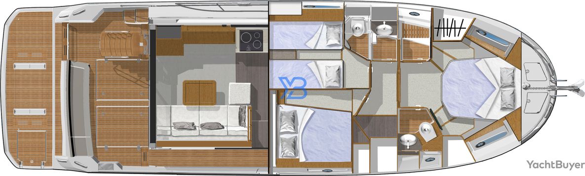 Lower Deck Beneteau Swift Trawler 47