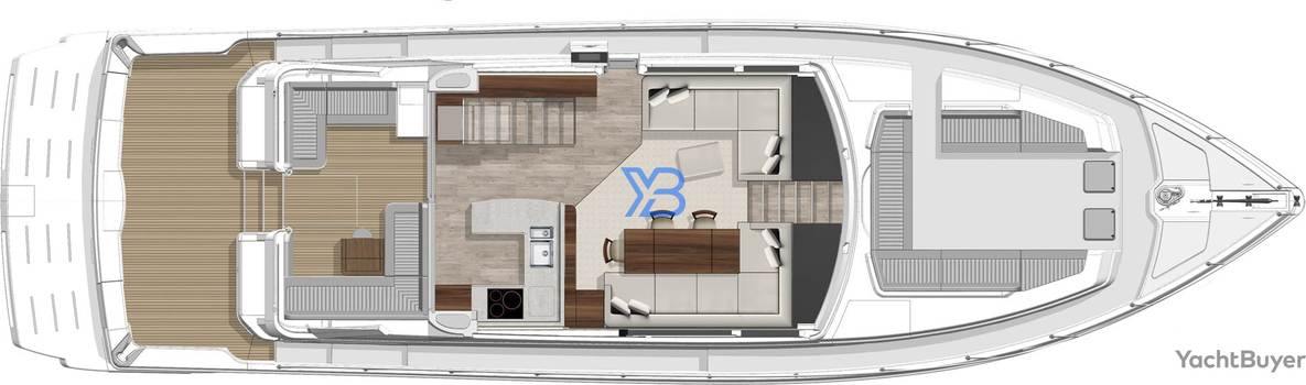 Main Deck Riviera 64 Sports Motor Yacht