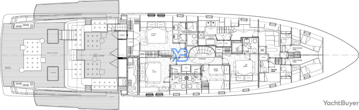 Lower Deck Sanlorenzo SX112