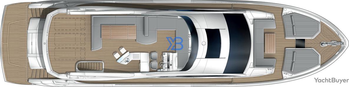 Flybridge Sunseeker 76 Yacht