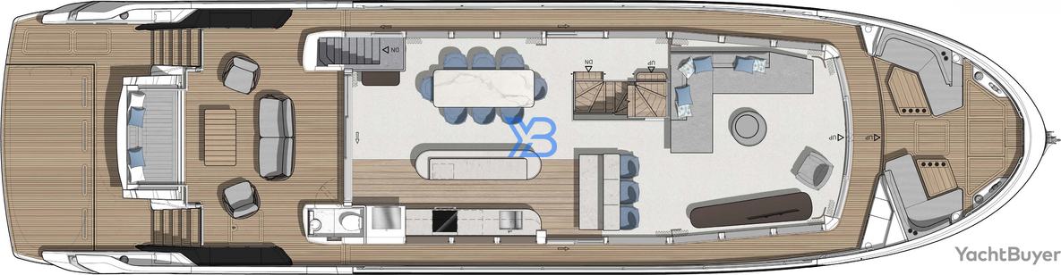 Main Deck Sunseeker Ocean 156