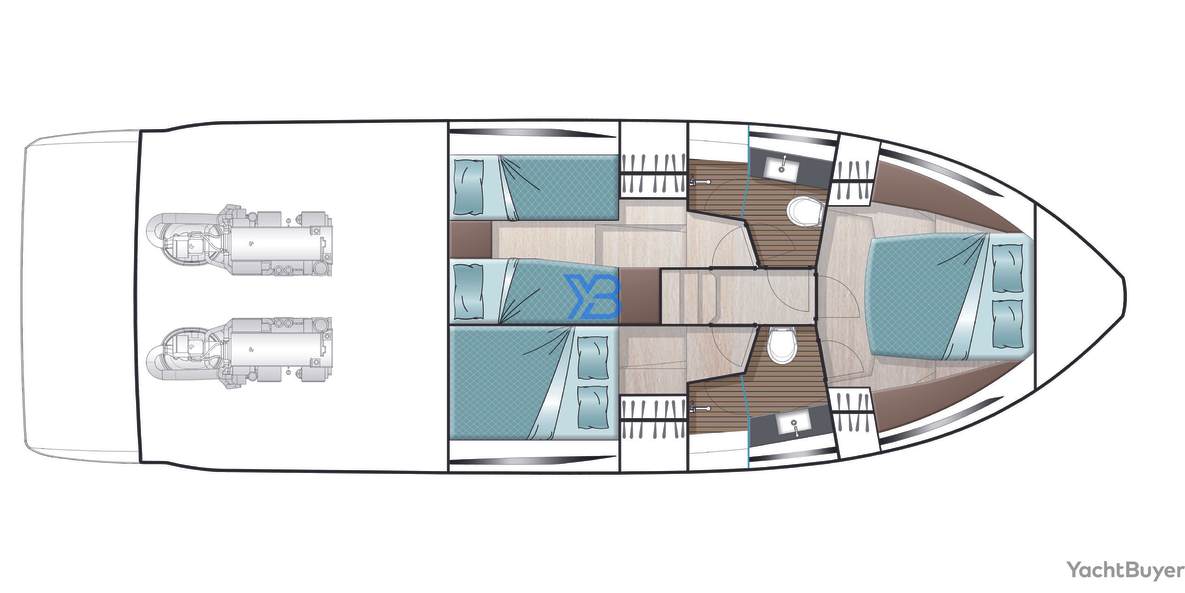 Lower Deck Sealine C430