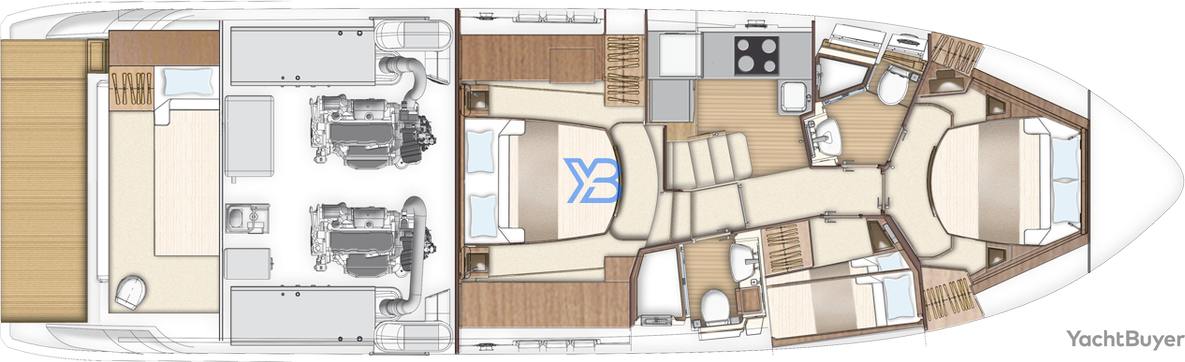 Lower Deck Azimut 50