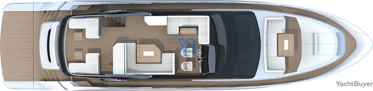 Flybridge Fairline Squadron 68