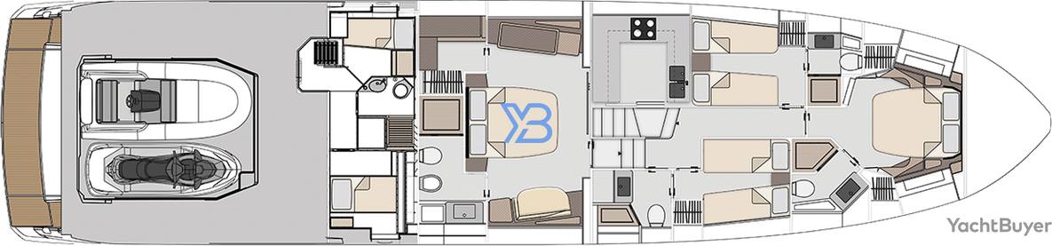 Lower Deck Azimut S8