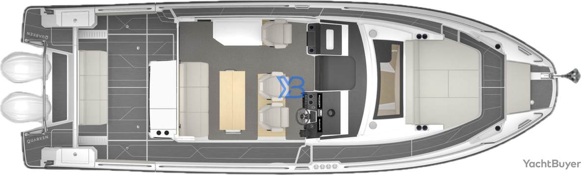 Main Deck Quarken 35 Cabin Tourer