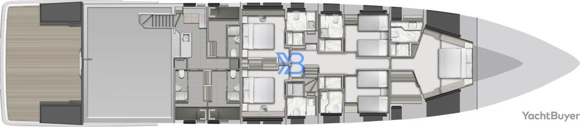 Lower Deck Gulf Craft Majesty 120