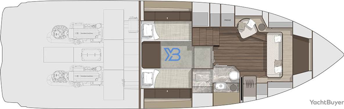 Lower Deck Cranchi A46 Luxury Tender